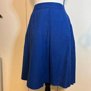 Brooks Brothers Linen-like Royal Blue Women's Skirt—Red Fleece Collection